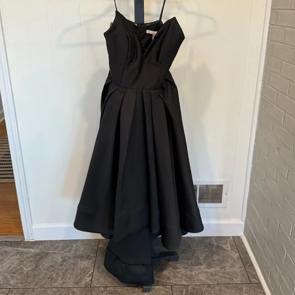 Hutch Black Strapless Sweetheart Cocktail Dress - Picture 4 of 5